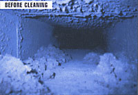 Air Duct before cleaning